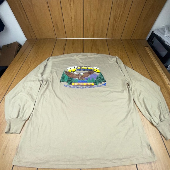 1999 Wings Over the Smokies North Carolina Gold Wing Road Riders Long Sleeve  XL - Picture 2 of 12